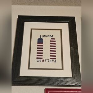 Twin Towers United We Stand Cross Stitch Chart New York City September 11 2001